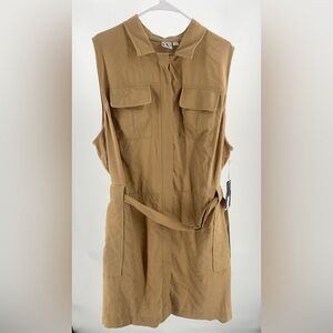 Worthington Utility Dress,‎ belted with pockets, size 3X